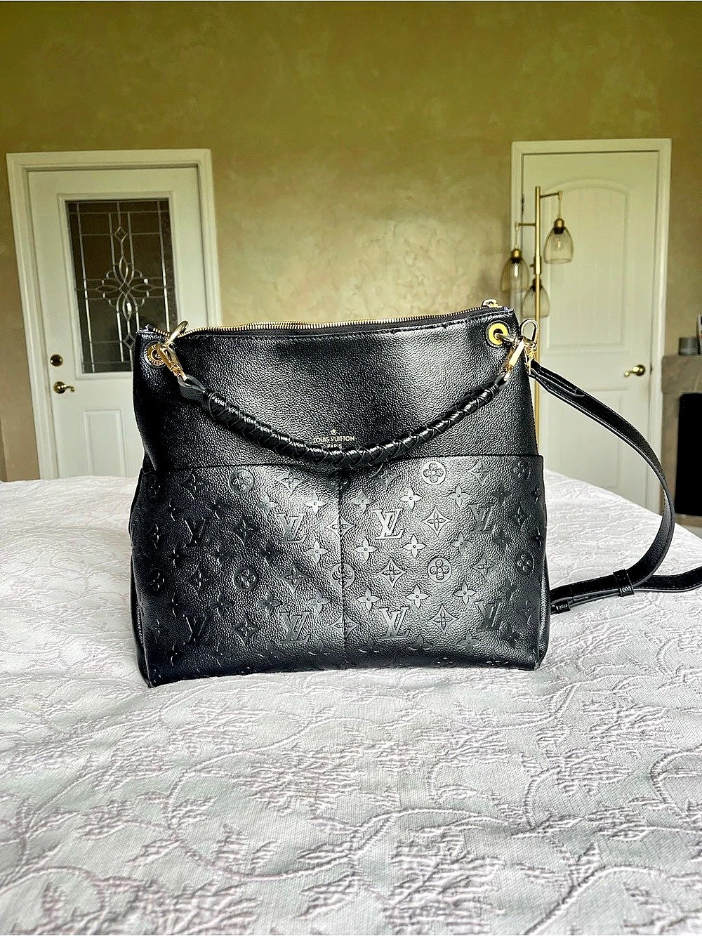 Black Louis Vuitton Maida Hobo Monogram Crossbody Bag